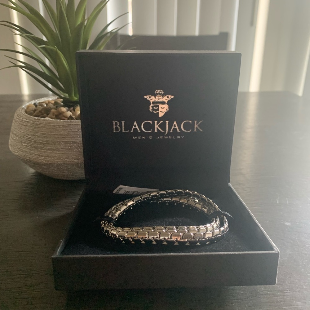 Stainless Steel Men’s Flat Box Chain